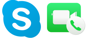 Skype Facetime iconos