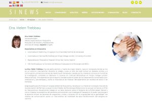 Helen Trebbau ✰ Médico Psiquiatra, Biomédico y Wellness Coach