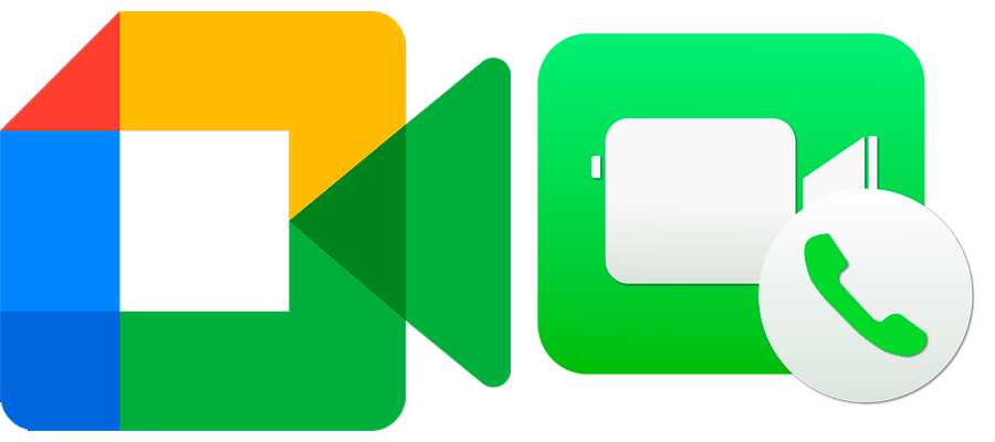 GoogleMeet Facetime iconos